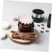 Warmhm 150-Piece Waxing Plate Set | Safe Reusable Wax Shell & Heating Inserts | Fragrance Warmer Tray & Aromatherapy Candle | Black 8.5x8.5x3cm (3pcs) - Buy Online on SooperMarket.com