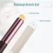 VOCOSTE Makeup Brush Set - 2pcs Smudger & Face Concealer Brushes with Wooden Handles for Flawless Application | International Shipping Available - Buy Online on SooperMarket.com