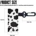 SCRAWLGOD Cow Print Lip Balm Holder Keychain Portable Lip Balm Sleeve keychain Chapstick Holder Secure and Nice Hand Feeling Set of 2 Cow Print 2 - Buy Online on SooperMarket.com