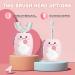 ANYCOVER Kids Electric Toothbrush with 4 Brush Heads | U-Shaped Design, IPX7 Waterproof, 3 Cleaning Modes | for 2-8 Years, Children's Sonic Toothbrush (Pink) - Buy Online on SooperMarket.com