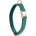YUDOTE Ultra-Soft Dog Collar for Medium Dogs with Sensitive Skin - Natural Cotton Cord Green M (1 Pack) - Perfect Comfort for Your Pet - Buy Online on SooperMarket.com