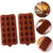HOMSFOU 6 Pcs Maple Leaf Mold Thanksgiving Fondant Molds Chocolate Thankgiving Cake Mold Fall Candy Ice Jewlery Making Supplies Silicone Baking Mold Fudge Child Chewing Gum Silica Gel - Buy Online on SooperMarket.com