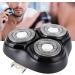 Shaver Head Shaver Accessories Removable Ultra Thin Three Rings Net Durable Electric Shaver Head for Men Gift - Buy Online on SooperMarket.com