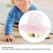 Shinning Heart Shape Baby Pacifier - Personalized Glitter Crystal Dummy | Ideal Bling Gift for Girl Baby Shower & Photography (Pink) - Buy Online on SooperMarket.com
