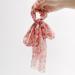 2PCS Floral Hair Scarf with Ribbon Bow for Women and Girls - Silk Long Tails Scrunchy Elastics Ponytail Holder - Buy Online on SooperMarket.com