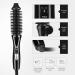 Buy Dual Voltage Curling Iron Brush - Foldable Tourmaline Ceramic Ionic Hair Hot Brush (1 in) | Anti-Scald International Shipping Available - Buy Online on SooperMarket.com