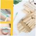 Fomiyes 150-Piece Wood Spatula Set for Cosmetology - Eyebrow Waxing Hair Removal Cosmetic Bags & Mouth Protection Masks - Buy Online on SooperMarket.com