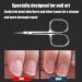 Cuticle Scissors Stainless Steel Small Manicure Scissors Nail Scissors for Women Professional Nail Scissors for Trimming Eyebrows Nose Hair Finger & Toe Nail Care - Buy Online on SooperMarket.com