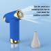 High Speed Design Electric Hair Dryer Bladeless Handheld Dust Blower Portable Mini Fan for Camping Various Pets (Blue) - Buy Online on SooperMarket.com