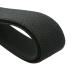 Strapcrafts 1-Inch by 5-Yard Black Colored Double-Side Twill Non-Roll Wowen Elastic 72300
