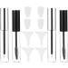 KALLORY 6 Sets Mascara Tube Clear Eyelash Mascara Eyelash Wand Tube Mascara Wand Sample Self Made Travel 10.5X1.5CMx3pcs Assorted Colorx3pcs - Buy Online on SooperMarket.com