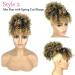 Afro Puff Drawstring Ponytail with 2 Replaceable Bangs Afro High Puff Bun with Spring Curl Bangs and Afro Puff Bangs Clip in Hairpieces Pineapple Updo Ponytail with Bangs (T1B /27) 1 ponytail+ 2 bangs T1B/27 - Buy Online on SooperMarket.com