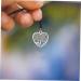 50pcs Pendant Jewel Earrings Heart Earring Retro Charms Alloy Hanging Ornaments Key Chain Hollow Out 1.8X1.7cm Silver - Buy Online on SooperMarket.com