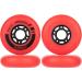 AOWESM Inline Skate Wheels 85a Replacement 76mm Red 4-Pack - Roller Hockey Skates Accessories - Buy Online on SooperMarket.com
