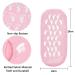 Moisturizing Gel Socks - 2 Pairs of Reusable Soft Socks with Essential Oil Treatment for Dry Skin Pink & Blue - Buy Online on SooperMarket.com