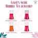 Boba Bar London Pink Paradise Fruit Bubble Tea Kit - 4 Flavours, Toppings, Pearls, Straws, Tea Bags, Recipe Cards - Buy Online on SooperMarket.com