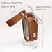 BRICUGLE Hand Sanitizer Holder Keychain with Cosmetic Storage Bag - 3 Pack Mini Travel Bottles for Handbags, Backpack, Purse - Refillable Containers in 3 Colors - Buy Online on SooperMarket.com