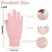 Betinyar 2 Sets of UV Gloves for Gel Nails UPF50+ Fingerless UV Light Gel Nail Gloves UV Protective Gloves(Pink) - Buy Online on SooperMarket.com