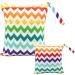 Egurs Diaper Bag - 1 Large & 1 Medium Wetbag in Rainbow Stripes | Perfect for On-The-Go - International Shipping Available - Buy Online on SooperMarket.com