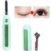 Verdant Touch Heating Eyelash Curler USB Rechargeable Electric Eyelash Curler Long-Lasting Curling Tool with Heating Green - Buy Online on SooperMarket.com