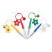 KALLORY 4pcs Seam Ripper Key Fob Keychain Sewing Stitch Thread Unpicker Clothing Remove The Stitches
