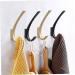 Cabilock 2pcs Coat Hook Bath Towel Hooks Metal Coat Hanger Wall Coat Hanger Towel Wall Hooks Hat Office Robe 11.8X1.3X1.3CMx2pcs Goldenx2pcs - Buy Online on SooperMarket.com