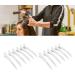 Hair Styling Clips Plastic Sturdy White Practical Duckbill Hair Clip for Hairstyling - Buy Online on SooperMarket.com