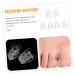 Healeved Nail Gel - 3 Pairs Splitter Thumb Protector Silicone Pedicure Tools - Buy Online on SooperMarket.com
