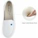 MaxMuxun Women's Non Slip Leather Nursing Shoes - Comfortable Slip-on Loafers for Restaurant Work - Blue, Size 5.5 - Buy Online on SooperMarket.com