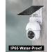 ANRAN 2K Wireless Solar Security Camera | 360 View, Smart Siren, Spotlights | Color Night Vision, AI Human Detection | 2-Way Talk, Alexa Compatible | Q3 White - 3MP - Buy Online on SooperMarket.com