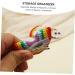ABOOFAN 2 Pairs Rainbow Barrettes Snap Side Clamp Snap Hair Clip Colorful Hair Clips Rainbow Eardrop Props Kid Crafts Supplies Cotton Rainbow Pendant Girl Cartoon Alloy Flower Hairpin - Buy Online on SooperMarket.com