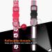 Tagme 2 Pack Pink Katzenollsband f r Kittens | Sicherheitsband mit Name & Telefonnummer | Verstellbar 15-20 cm mit Glocke - Buy Online on SooperMarket.com