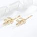 Olbye Leaf Hair Clip Set - Dainty Gold Barrette Pins for Women and Girls - Buy Online on SooperMarket.com