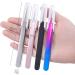 Stainless Steel Eyebrow & Eyelash Tweezers - Antistatic Curved/Straight Tongs for Extensions - Buy Online on SooperMarket.com