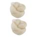 Toe Spacers Nail Tools Nail Art Tools 2pcs Wool Toe Separator Nail Set Tool Toe Stretchers Woolen Toe Dividers Orthotics Major Pedicure Tools Finger Stretcher