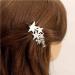 TOSSPER 1x Silver Hair Ornament Headband Hairpin Alloy Stars Women Cute Acetate Star Alloy Hair Clip