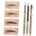MUSISALY 2pcs Long Lasting Eyebrow Pencils Matte Eyeliner Pencil with Sharpener Eye Brow Pencils Kit Wooden - Buy Online on SooperMarket.com