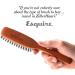 ZilberHaar Long Hair & Beard Brush - First Cut Boar Bristles, Pearwood - Beard Care for Men - 8.6 Inches - Buy Online on SooperMarket.com