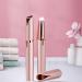 Buy Rose Gold Eyebrow Trimmer for Women - Painless Electric Facial Hair Remover & Razor | Eyebrow Cutter for Mustache & Chin with Comb - Buy Online on SooperMarket.com