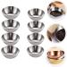 MAGICLULU 24 Pcs Silver Sauce Dish Dipping Sauce Seasoning Dish Stainless Steel 9x9cmx3pcs Silverx3pcs - Buy Online on SooperMarket.com