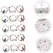 KALLORY 30pcs Alloy Oil Drop Pendant Bride Hollow Out Telephone - Buy Online on SooperMarket.com