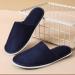 Buy Jomix Unisex Washable Terry Slippers - 2 Pair Set for Guests | Travel & Hotel Use | Rustchfeste 36/37 EU | Lightweight Bathing Shoes - Blue - Buy Online on SooperMarket.com