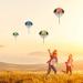 Parachute Toy for Kids - 4 Pack Hand-Throw Parachutists | Outdoor Flight Games & Gifts - Buy Online on SooperMarket.com