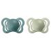 BIBS Couture Baby Pacifier 2-Pack | Made in Denmark | BPA Free | Anatomical Nipple | Natural Rubber Latex | Size 1 (0-6 Months) | Island Sea/Sage - Buy Online on SooperMarket.com