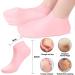 3 Pairs Moisturizing Gel Socks for Men & Women | Foot Care for Dry Cracked Feet - Multicolored - Buy Online on SooperMarket.com