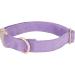 YUDOTE Ultra-Soft Dog Collar for Medium Dogs - Natural Cotton Cord Sensitive Skin Lilac M (1 Pack) - International Shipping Available - Buy Online on SooperMarket.com