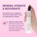 100% Natural Rose Water - Vegan Without Artificial Additives - 100 ml Spray Made in The UK - The Perfect Toner Formulated to Hydrate Face Skin and Hair - Buy Online on SooperMarket.com