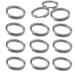 250pcs Stainless Steel Split Rings Double Loop Jump Rings Mini Connector Key Rings for Jewelry Making Necklaces Bracelet Earrings (1.0x12mm-12653)