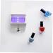 ABOOFAN Nail Polish Storage Para U as Nail Art Tool Nail Tools for Nail Art Nail Nail Organizer Manicure Tools Female White Electric Nail Dust-proof Acrylic 12x8.5cm White - Buy Online on SooperMarket.com