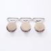 Sutoyuen 1 Pacifier Suspender Clips with Plastic Teeth Insert - Set of 10 Silver Pacifier Holders for Crafts and Baby Accessories - Buy Online on SooperMarket.com
